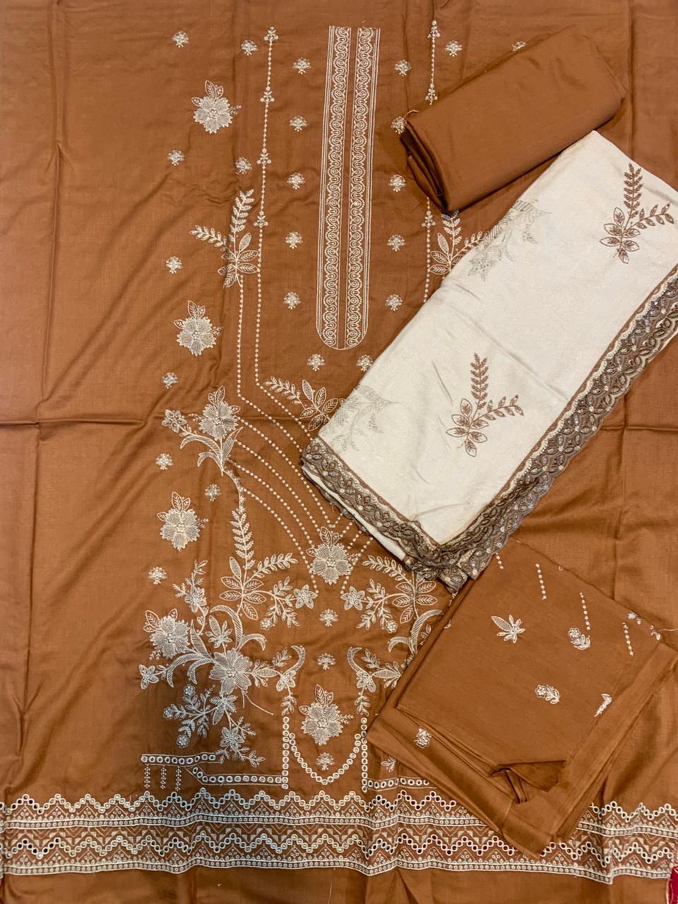 Palwasha Embroidered Winter Collection 3pc D4