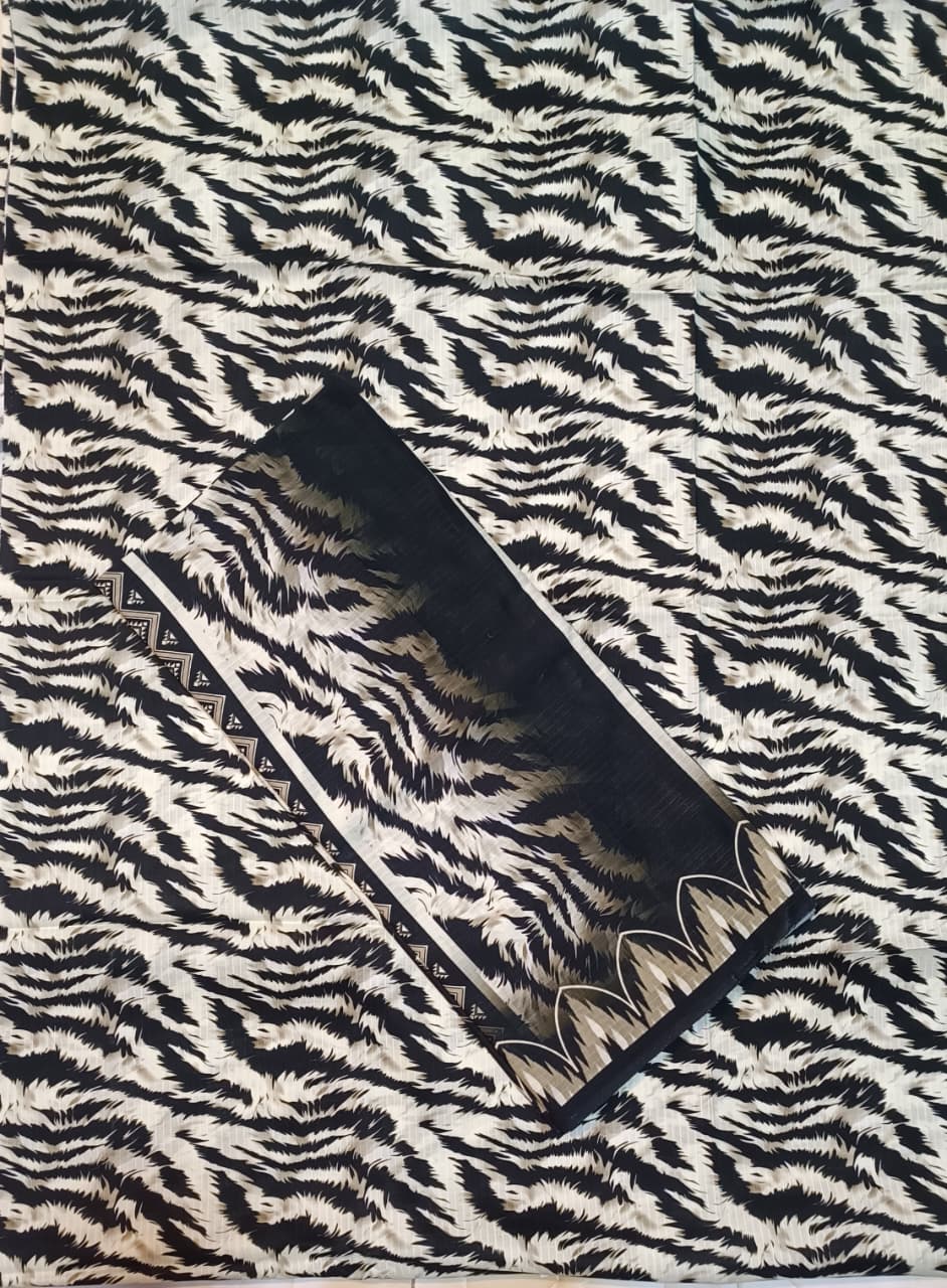 Bin Inam Printed Banadora Linen 3pc D35