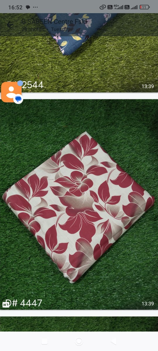 Sabeen Printed Allover Khaddar 2pc D07