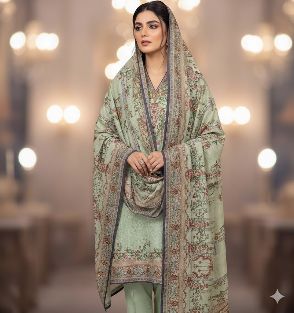 Meraj Luxury Shambrey 3pc D15