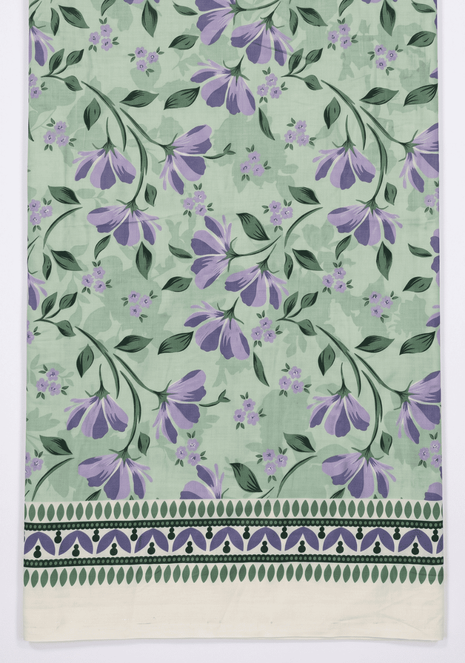 Bin Saeed Printed Premium Lawn 2PC – V6-D8