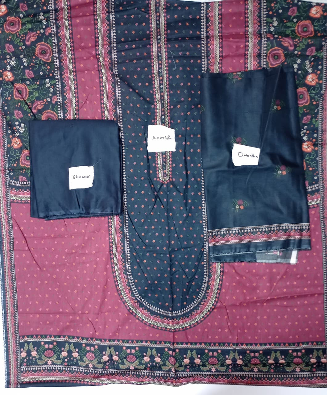Bin Saeed Luxury Lawn 3Pc Suit Vol-2D5