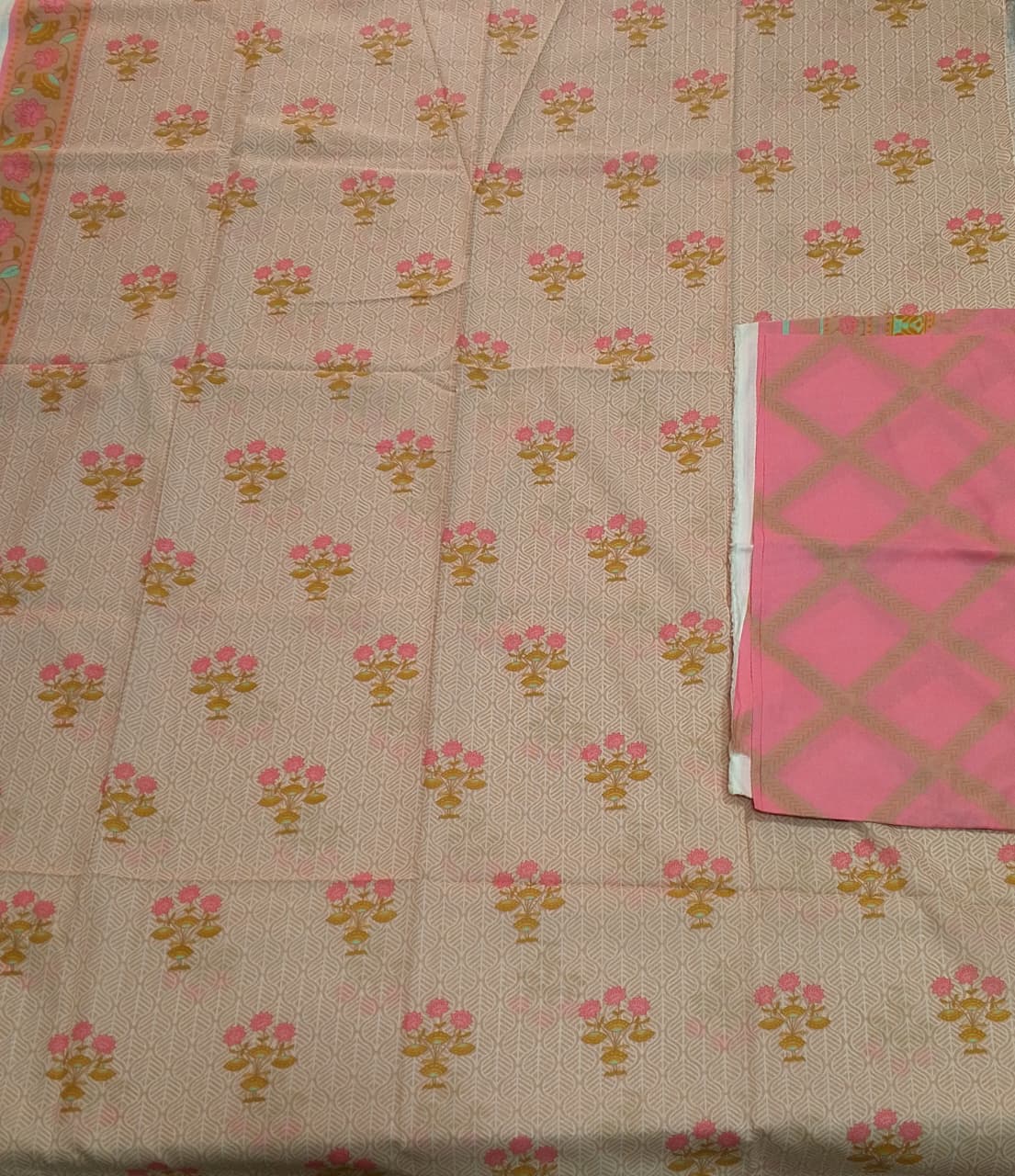 Alkaram Printed Luxury Lawn Shirt & DupattaD15