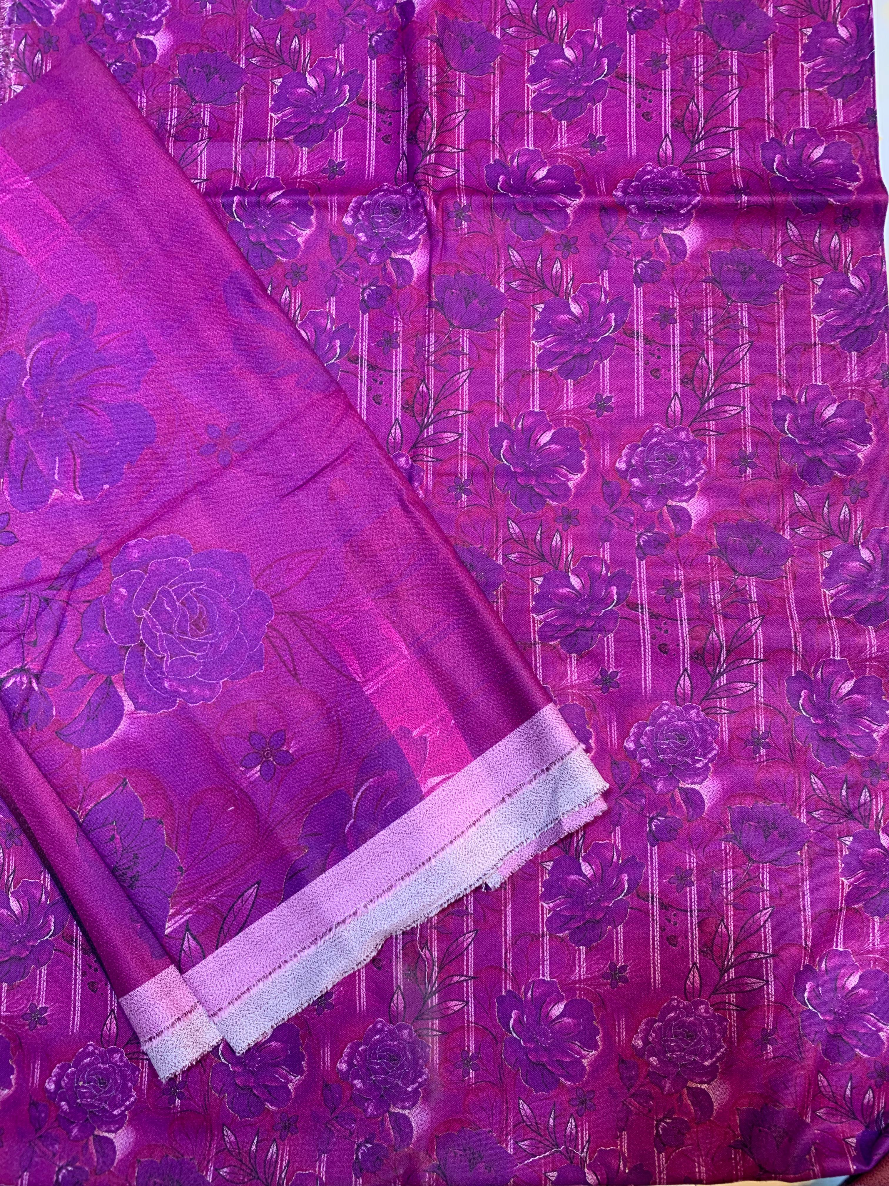 Bin Inam Printed Dhanak 3pc D5