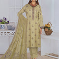 Bin Inam's Fancy Ebmroidered 3pc D3