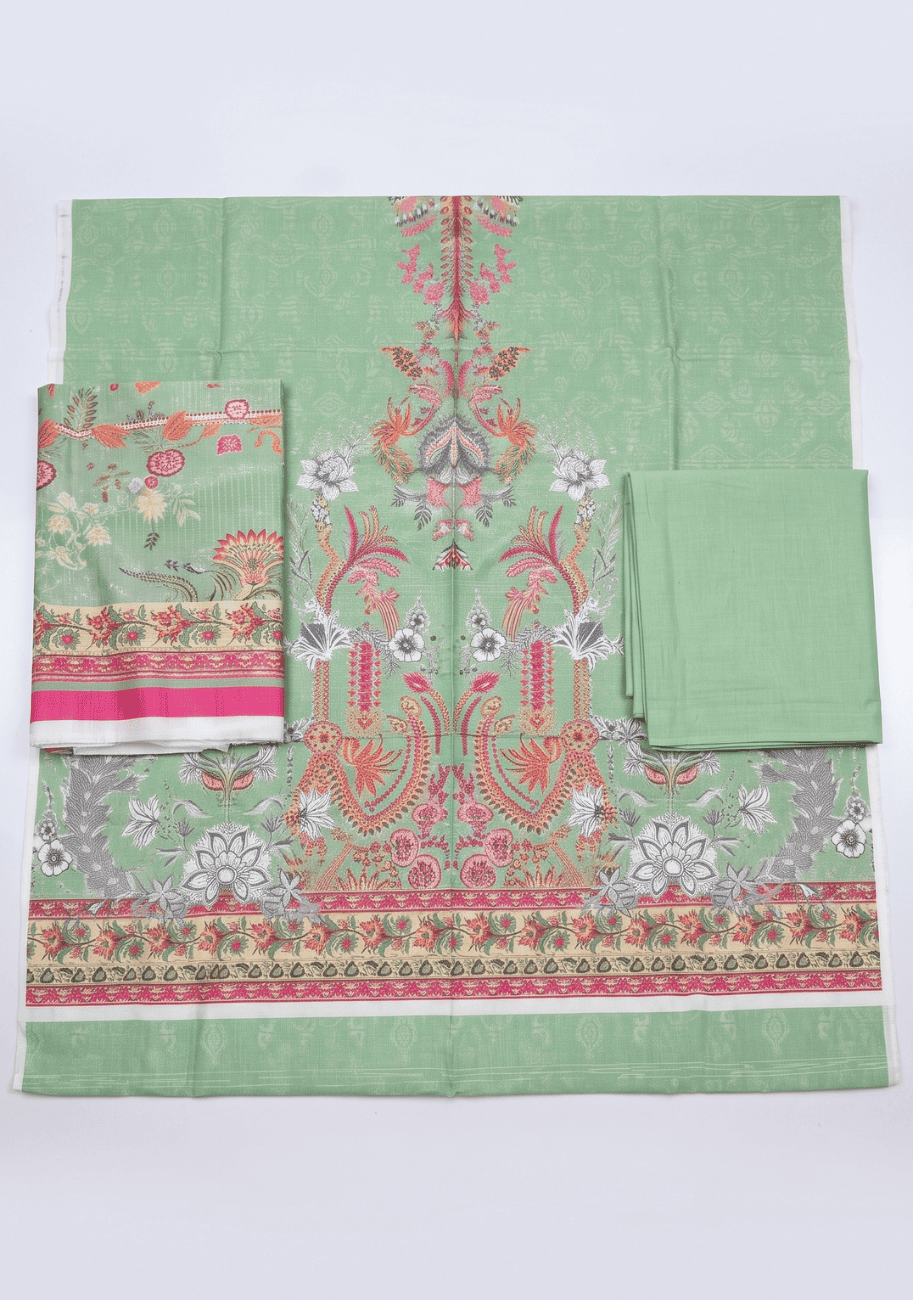 Zesh Premium Doriya Linen 3PC Luxury Collection V2-D3
