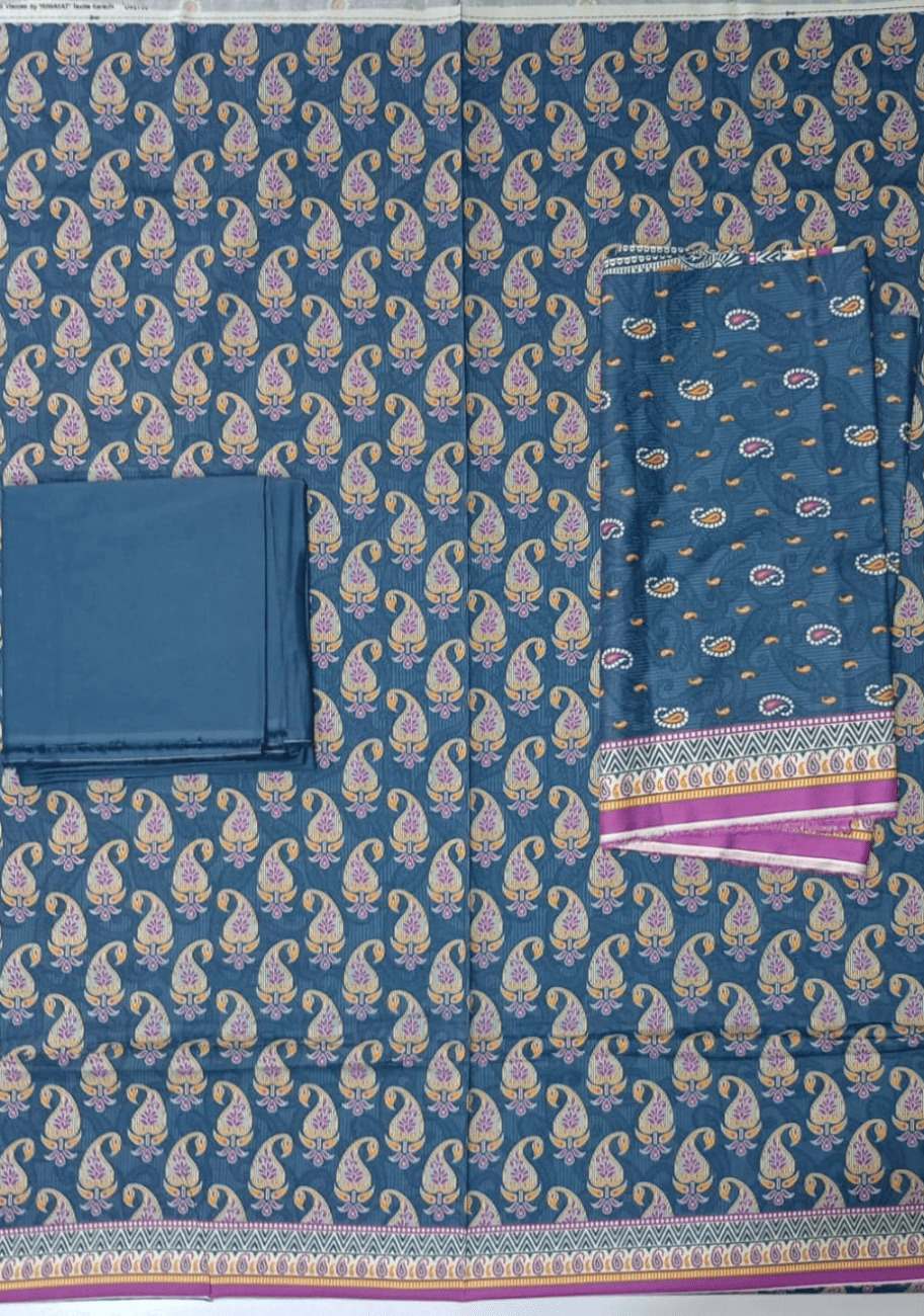 Riwayat Printed Dobby Linen 3pc V1 D3