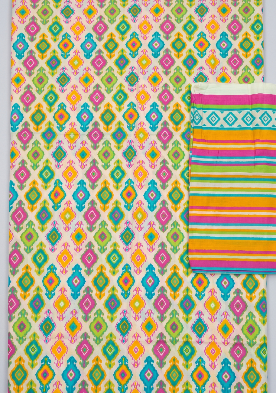 Alkaram Printed Luxury Lawn Shirt & DupattaD12