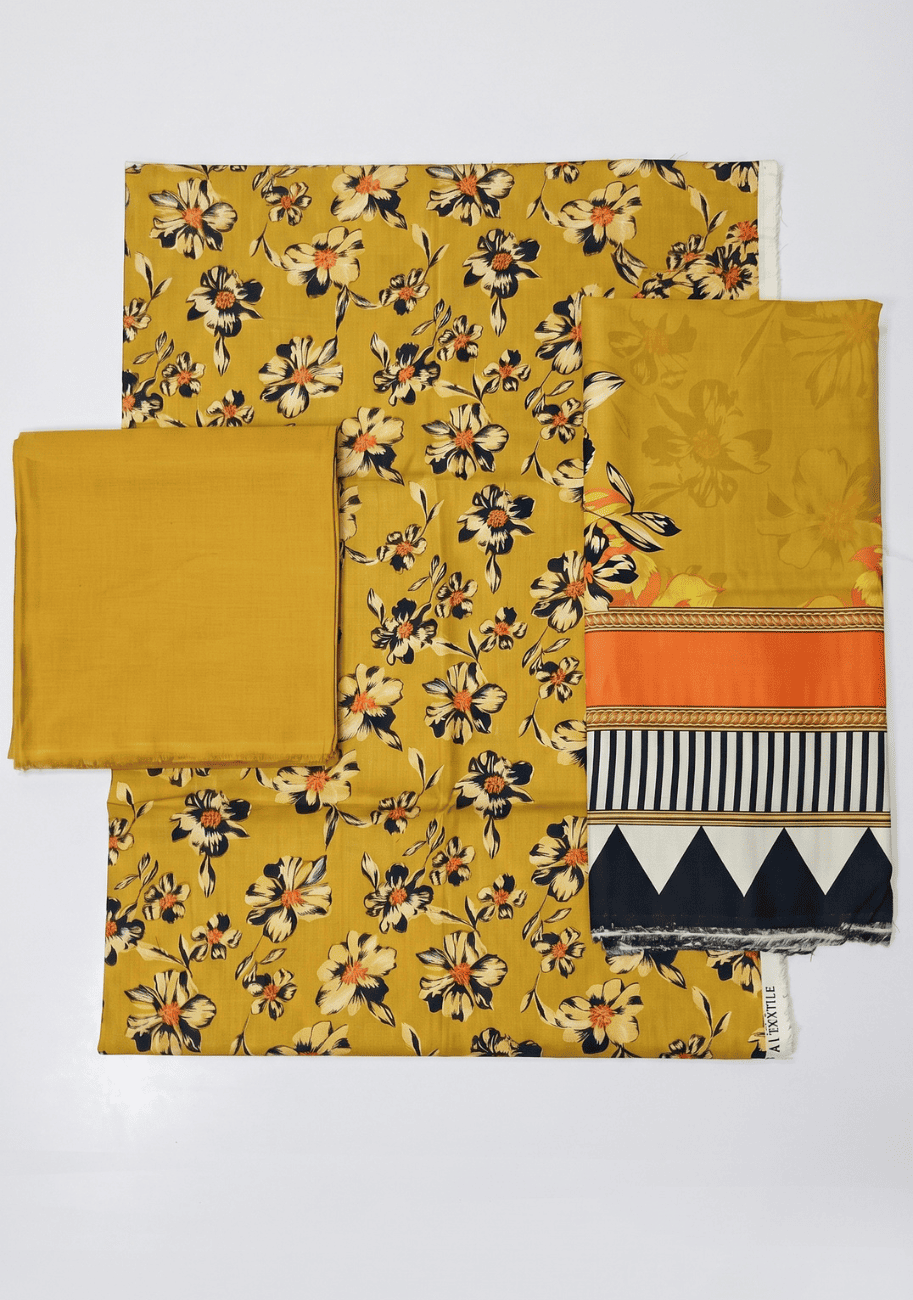 Salina Premium Printed Linen 3PC Luxury Collection V1-D3