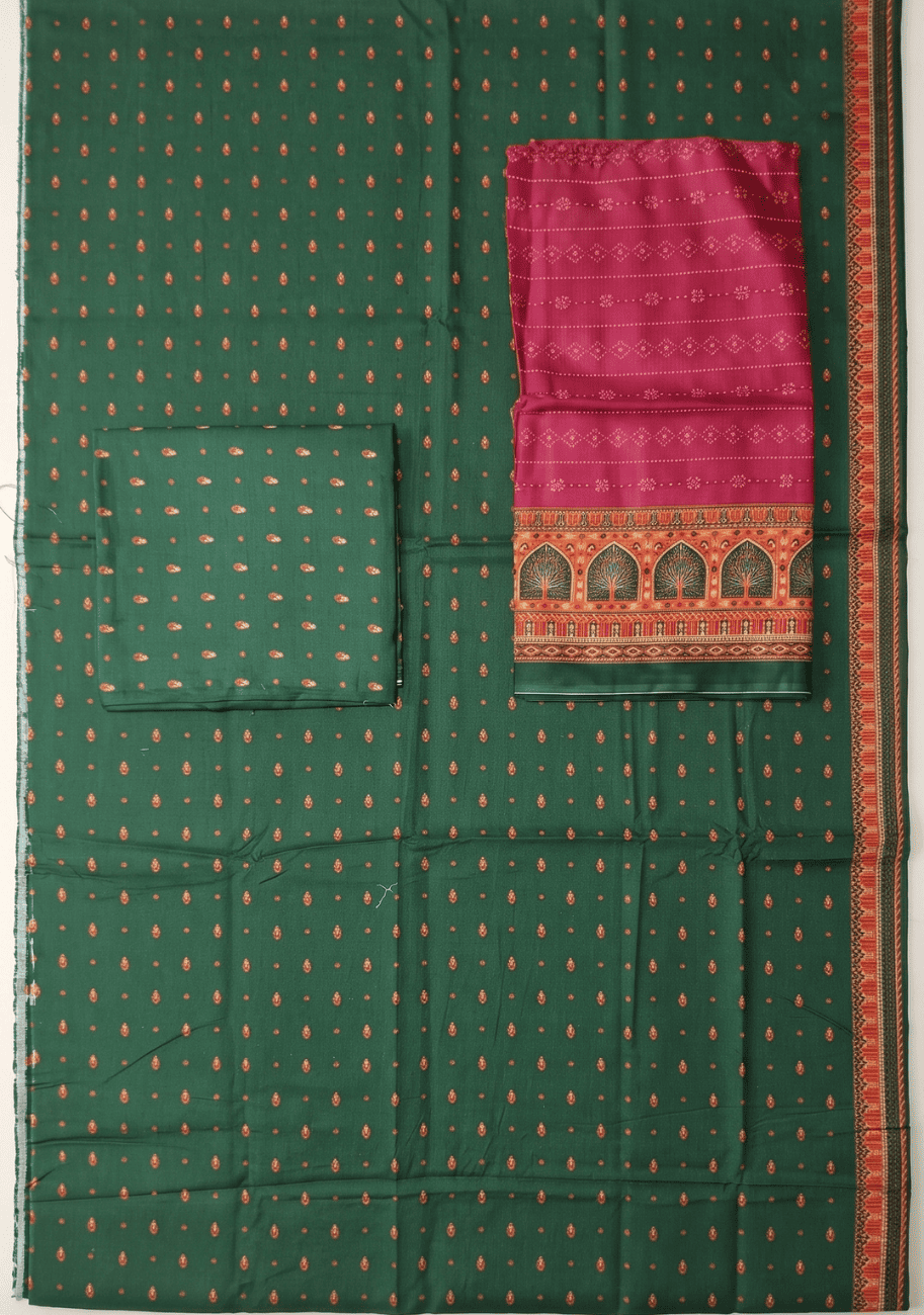 Bin Saeed Luxury Lawn 3Pc Suit Vol-4D3