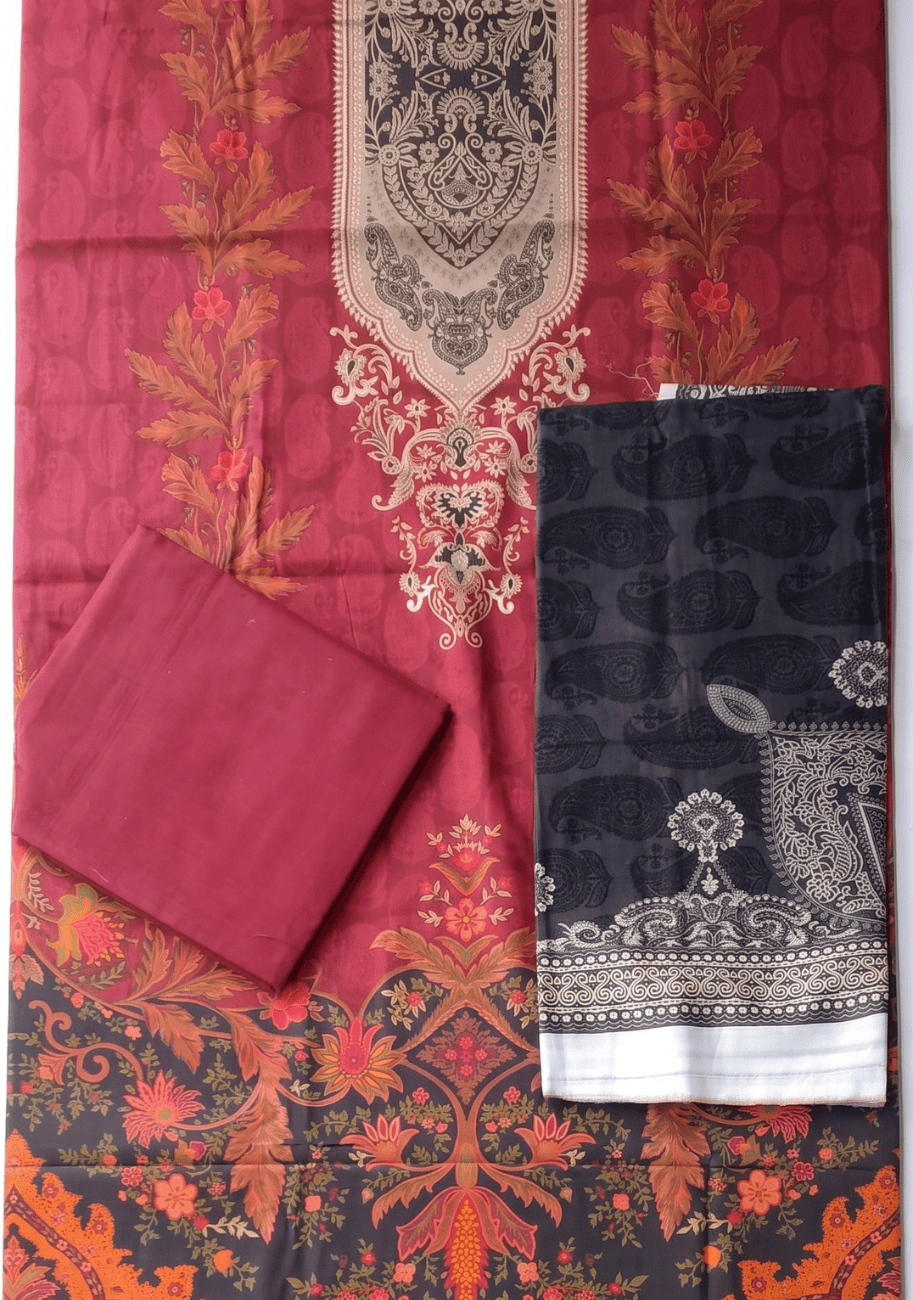 Bin Inam Bonito Classic Digital Printed Lawn 3pc D3