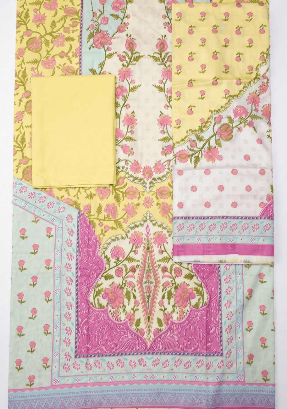 Zellbury Printed Cotton 3PC-V9-D3