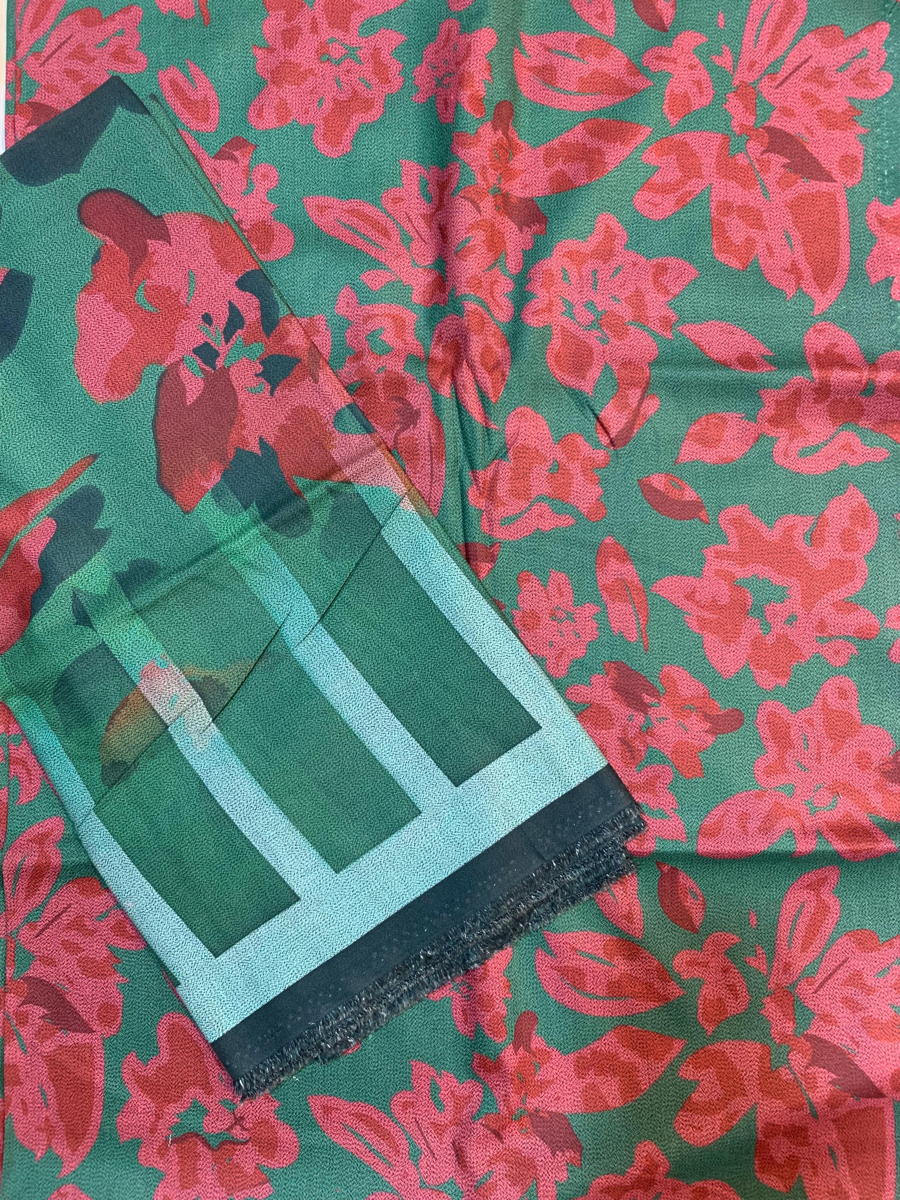 Bin Inam Printed Dhanak 3pc D6