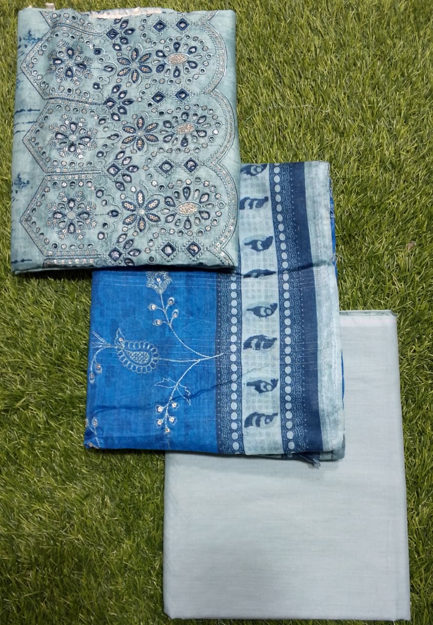 VS-Mariyah Embroidered with Printed Chikankari Dupatta Lawn 3pc D6