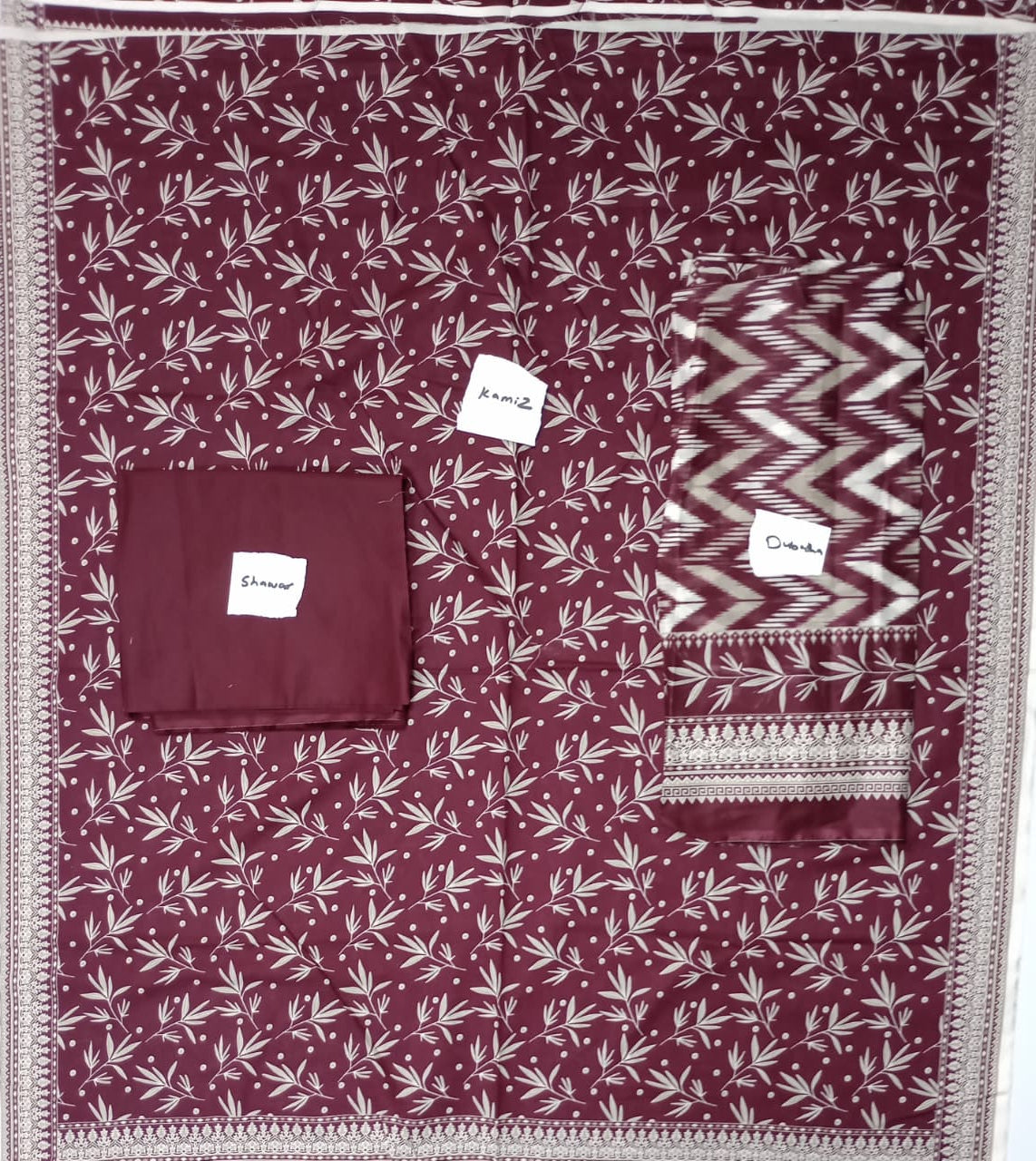 Bin Saeed Luxury Lawn 3Pc Suit Vol-2D7