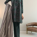 Saya's Printed Khaddar 3pc D7