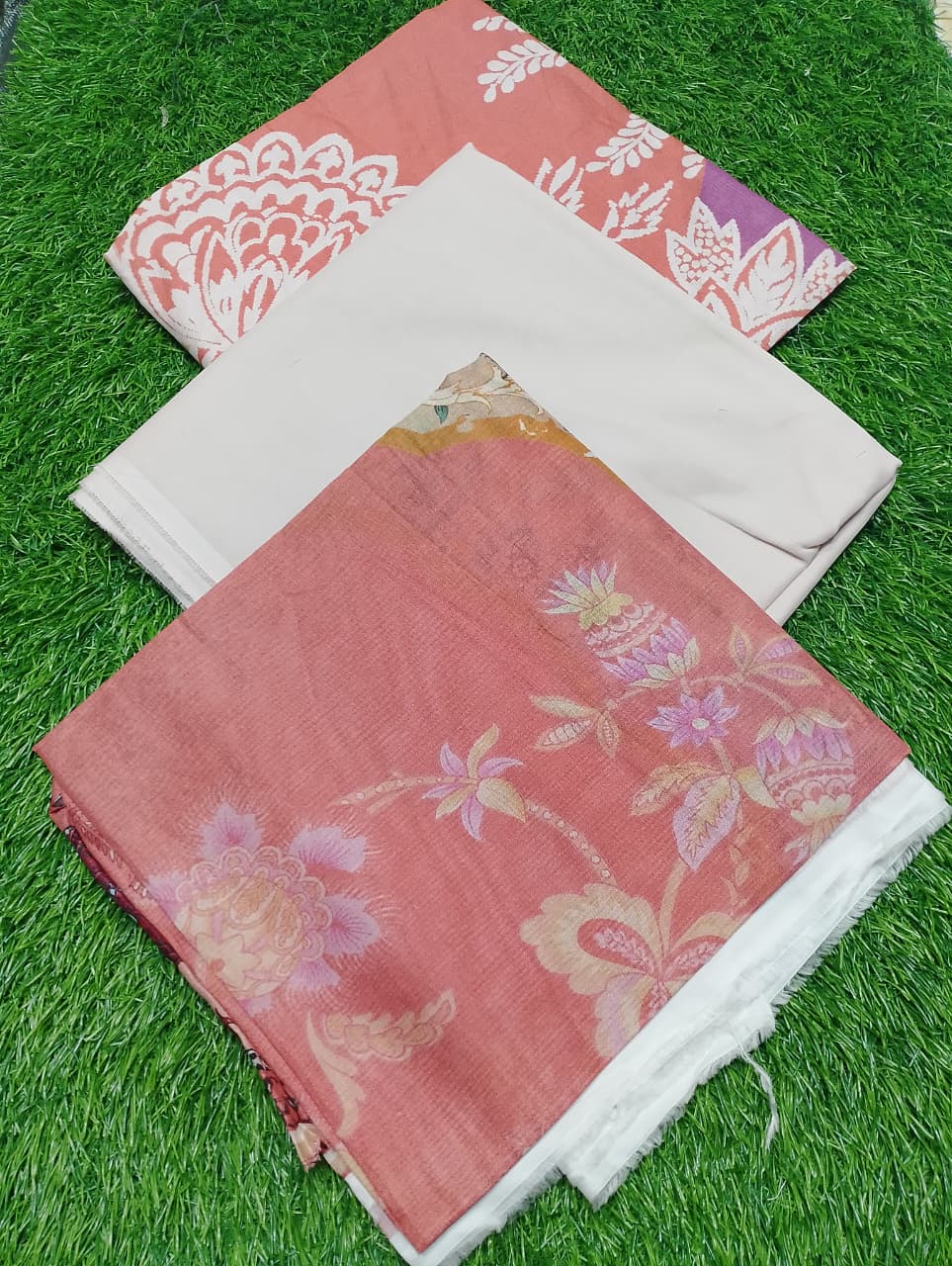 J. Luxury Printed Lawn 3pc Vol-3.D7