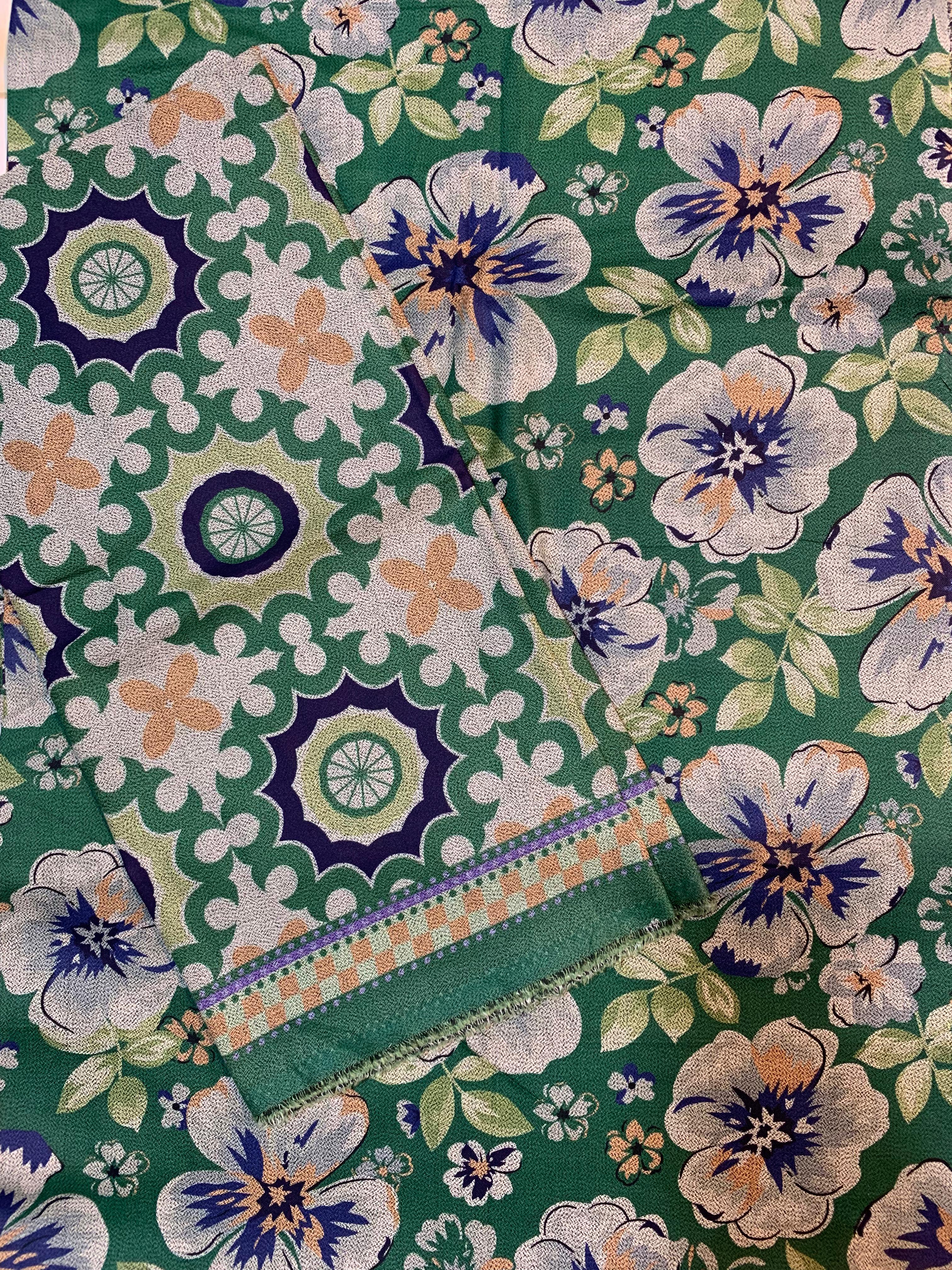Bin Inam Printed Dhanak 3pc D7