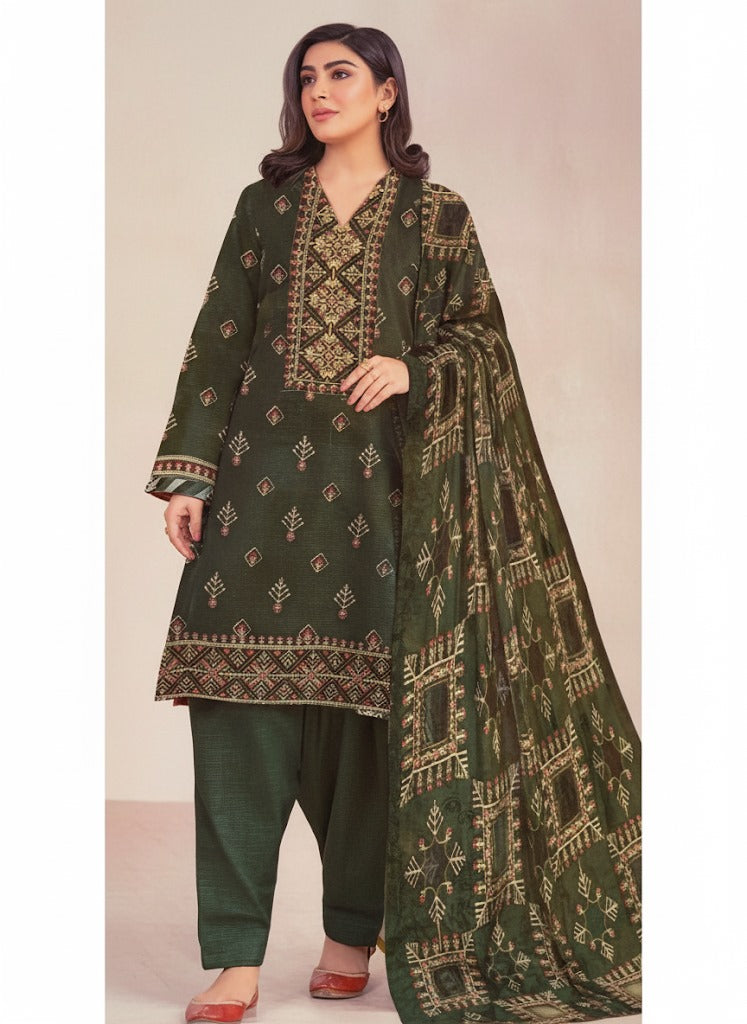 Bin Inam's Fancy Embroidered 3pc D2