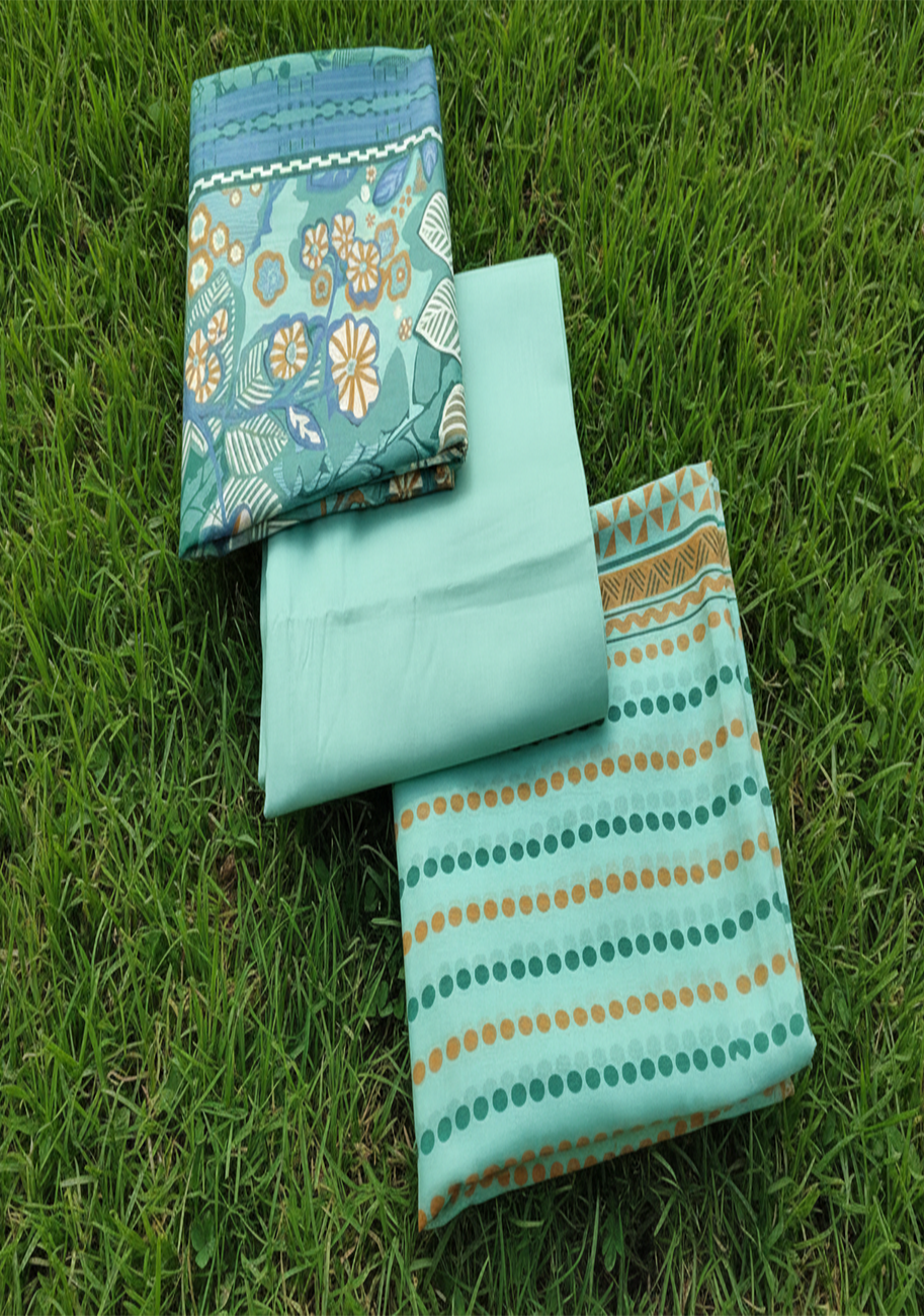Sapphire Printed Premium Lawn 3pc D3