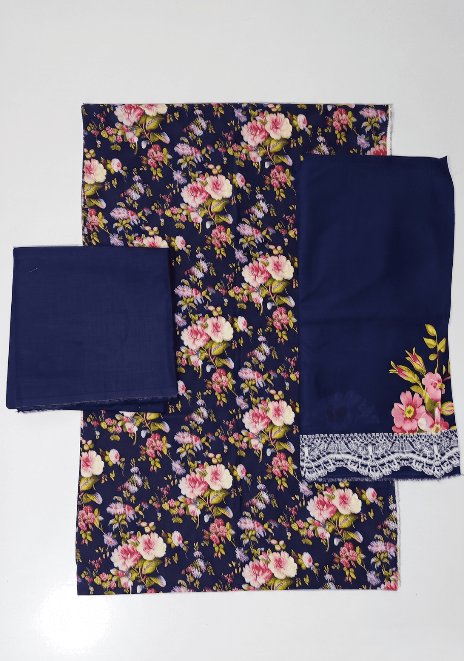 Salina Premium Printed Linen 3PC Luxury Collection V1-D4