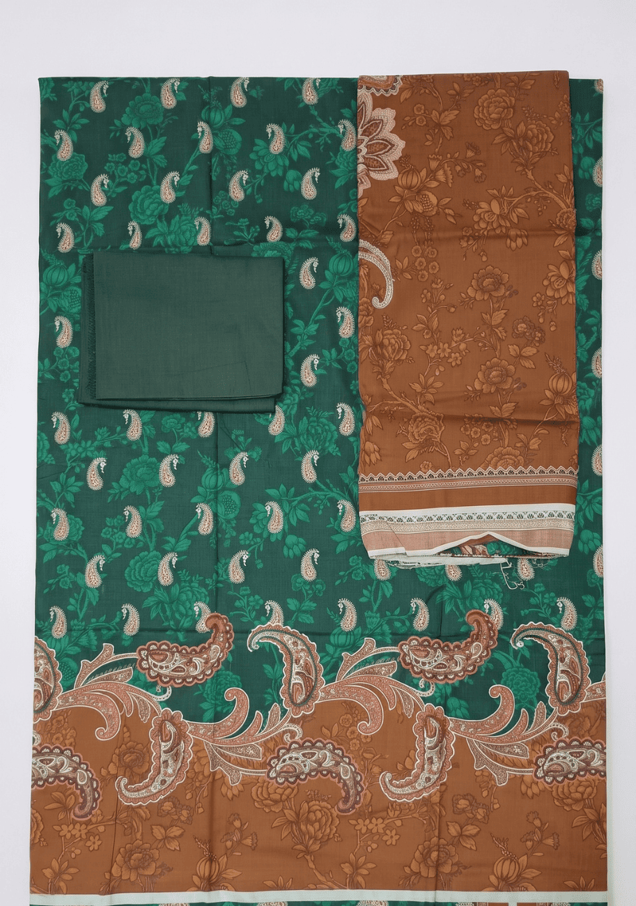 Zellbury Printed Cotton 3PC-V9-D4