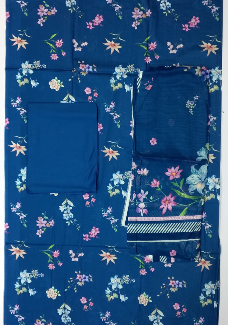 SAYA Premium Printed Lawn 3Pc Vol.14.D4
