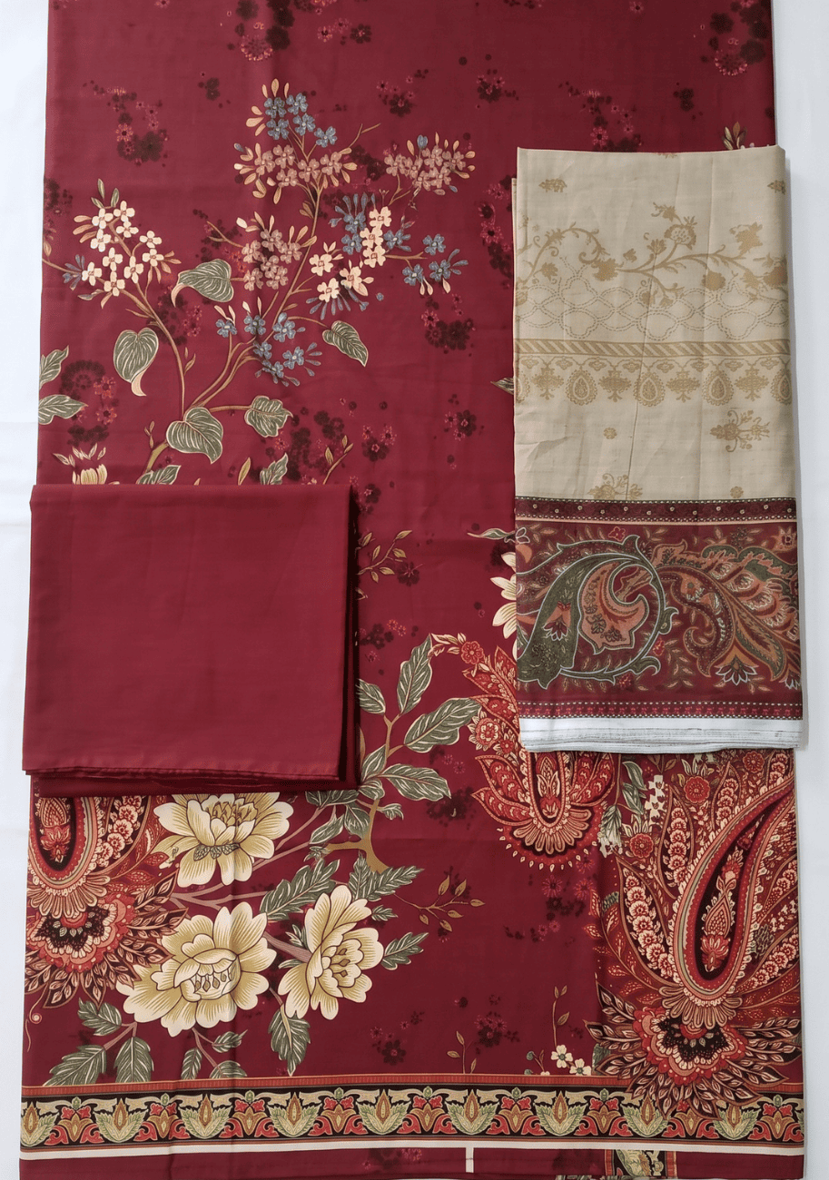 Bin Inam Bonito Classic Digital Printed Lawn 3pc D4