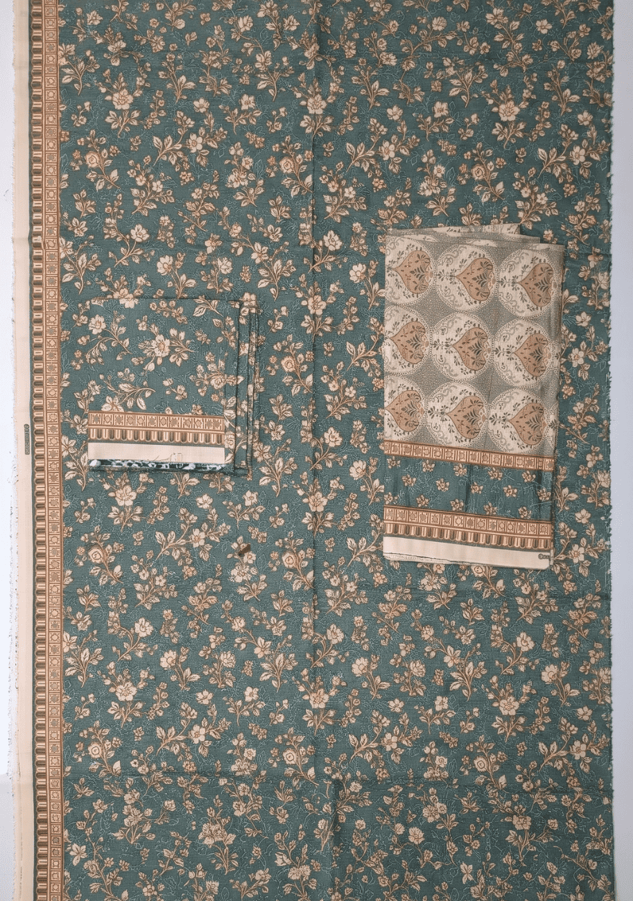 ZAM ZAM Printed Khaddar 3PC-V1-D4