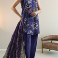 Saya's Printed Khaddar 3pc D8