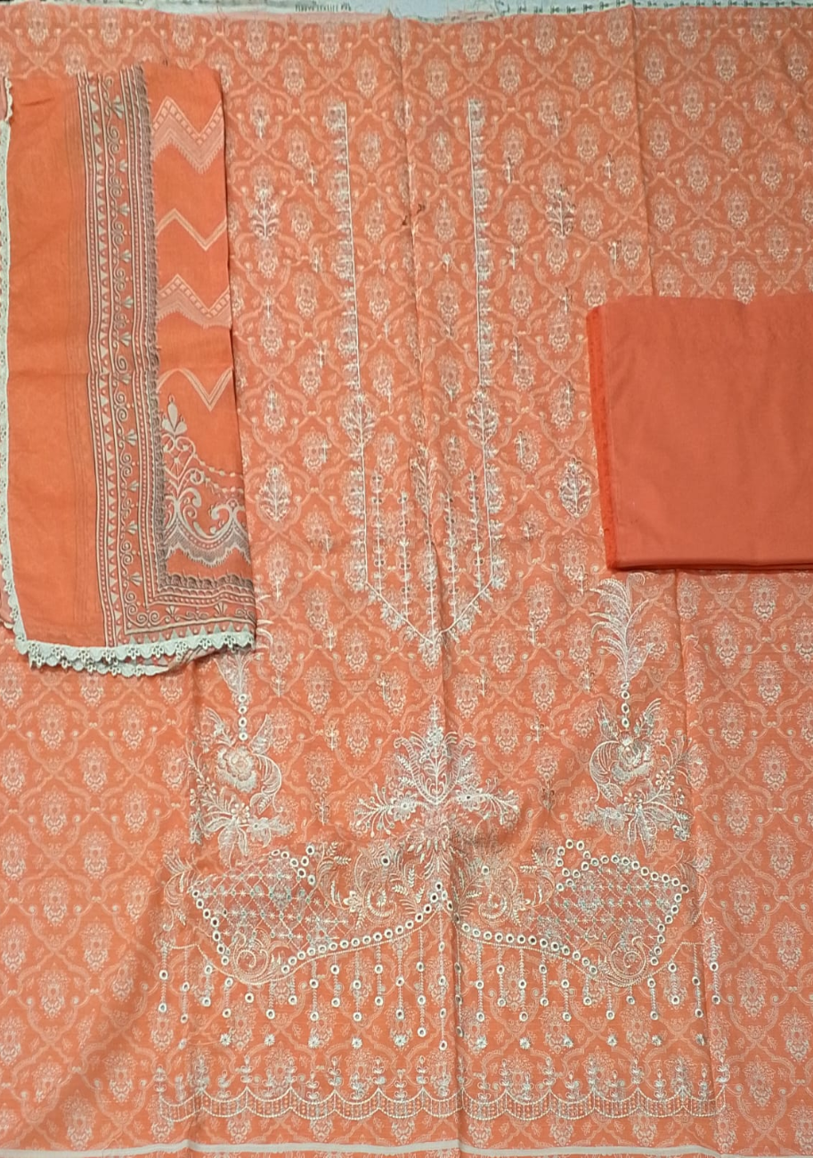 RTJ Premium Embroidered Lawn 3PC Vol-1-D4