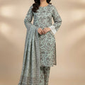 Bin Inam Mother Collection Printed Dhanak 3pc D8