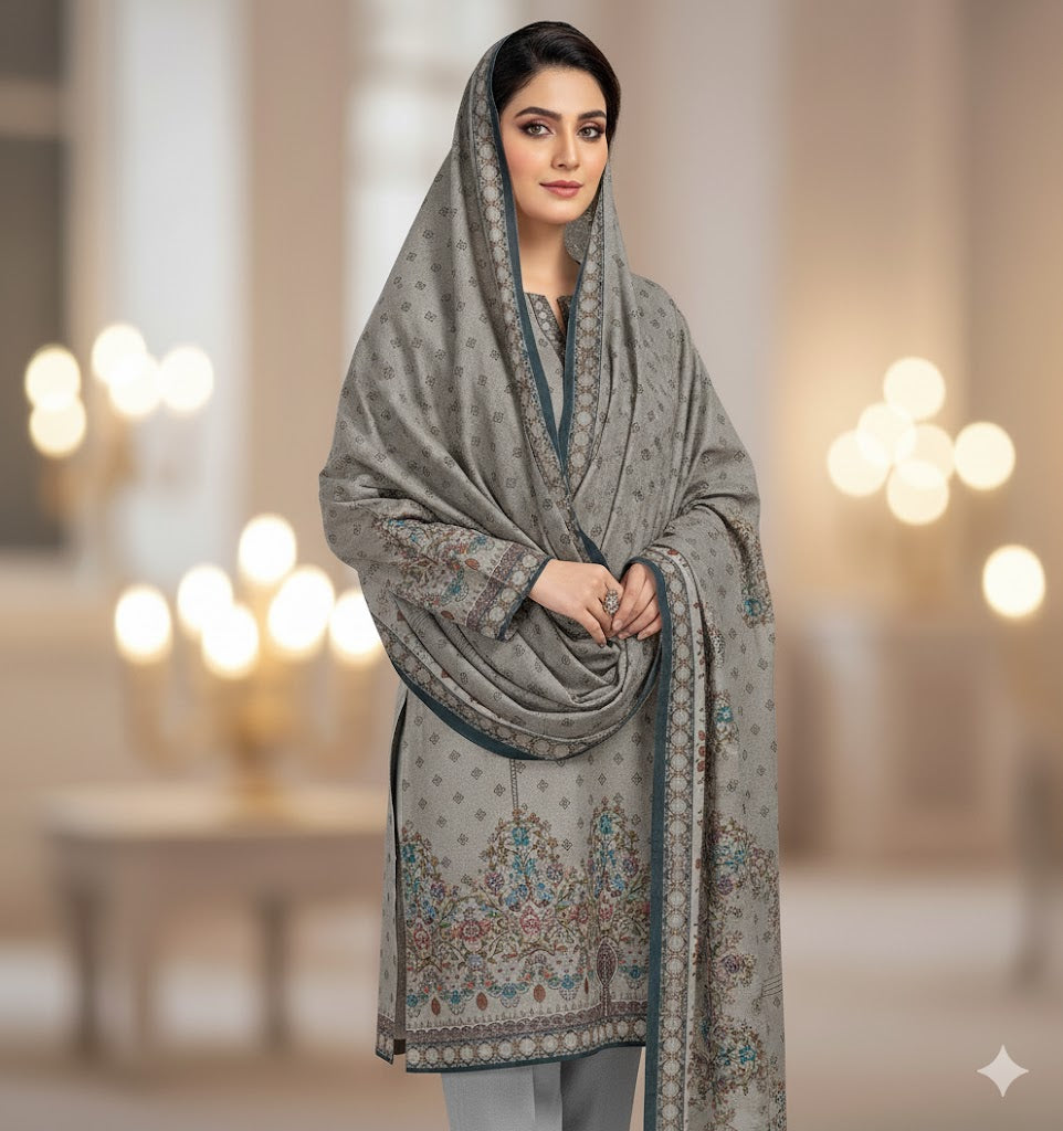 Meraj Luxury Shambrey 3pc D19