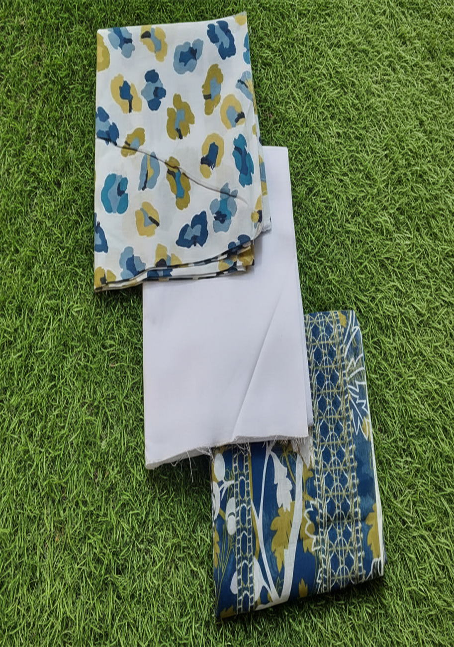 Sapphire Printed Premium Lawn 3pc D2