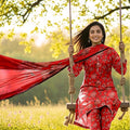 Bin Inam Printed Dhanak 3pc D9
