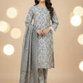 Bin Inam Mother Collection Printed Dhanak 3pc D9