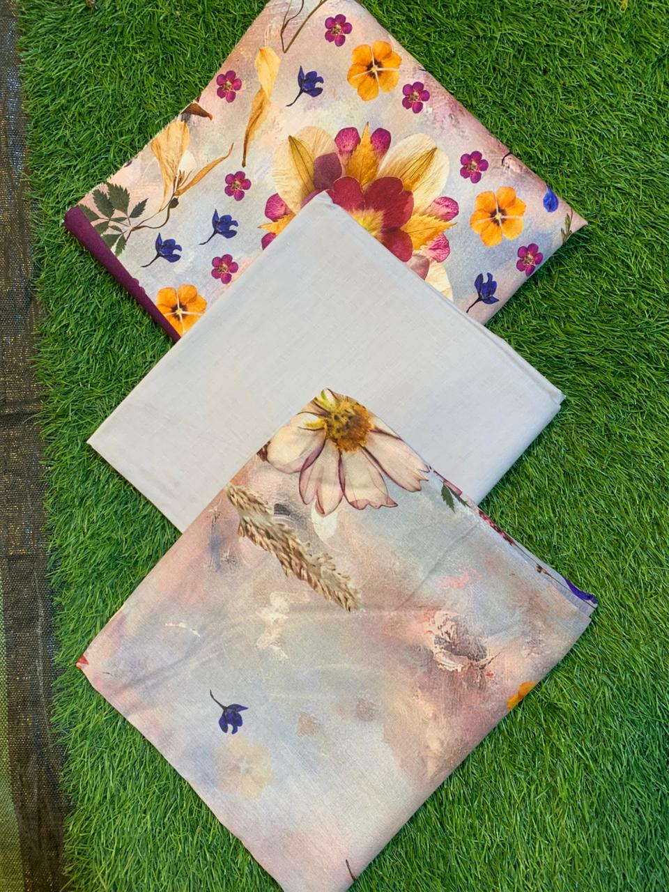 SAYA Premium Printed Lawn 3Pc Vol.01-D9