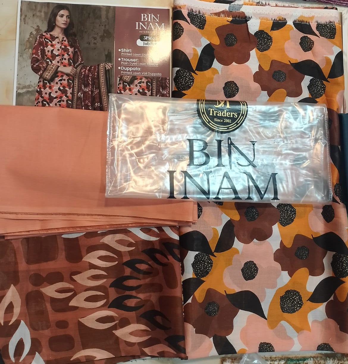 Bin Inam By Jubilee Luxury Printed Summer Lawn 3pc D12