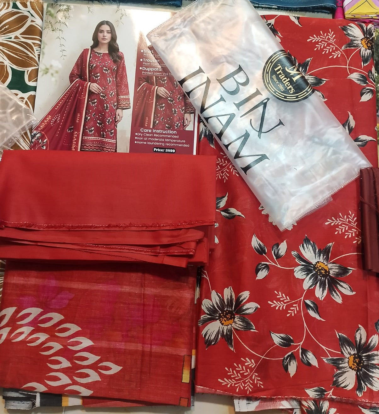 Bin Inam By Jubilee Luxury Printed Summer Lawn 3pc D14