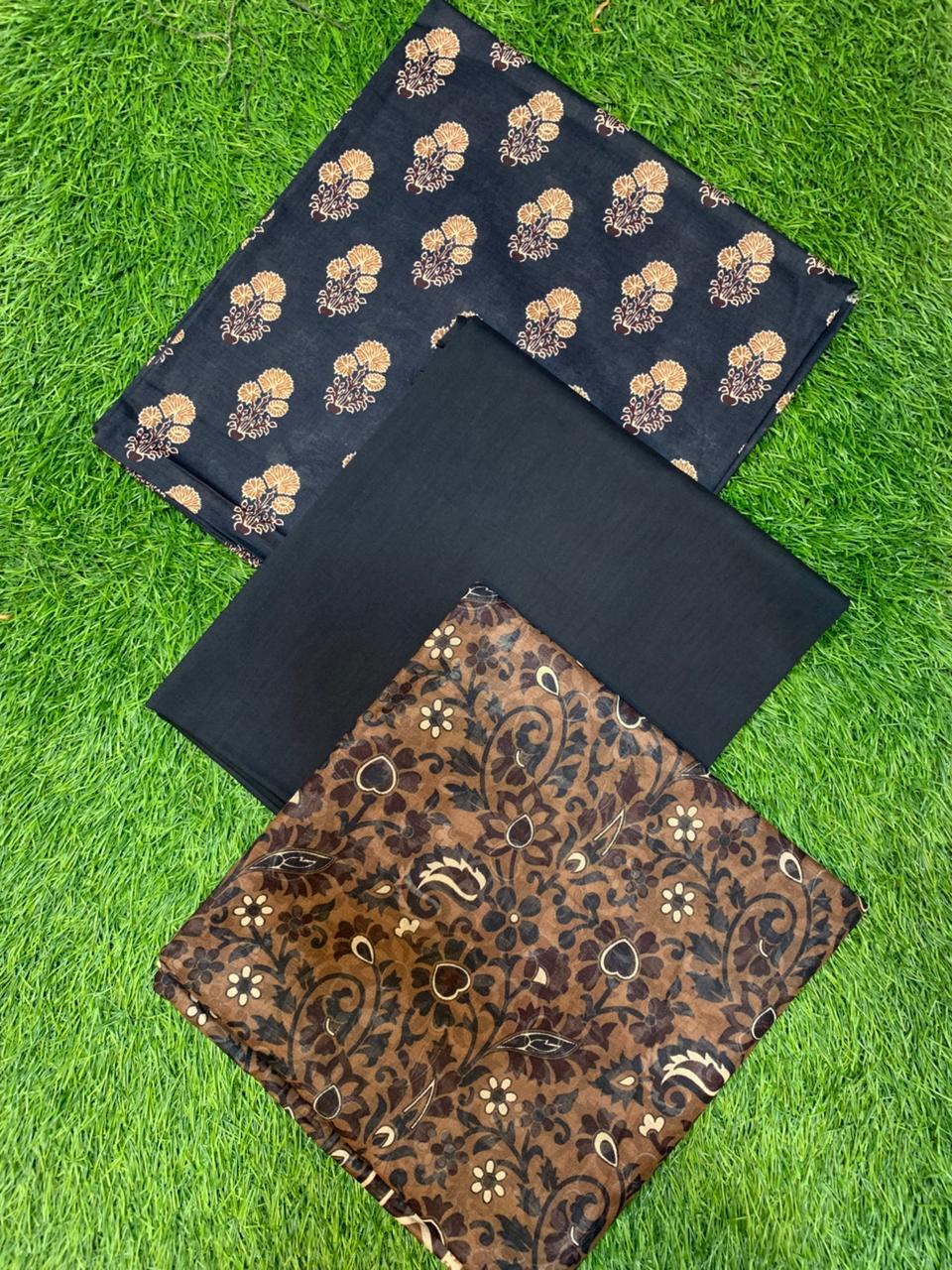 Diners Printed Luxury Lawn 3pc Summer Suit-D6