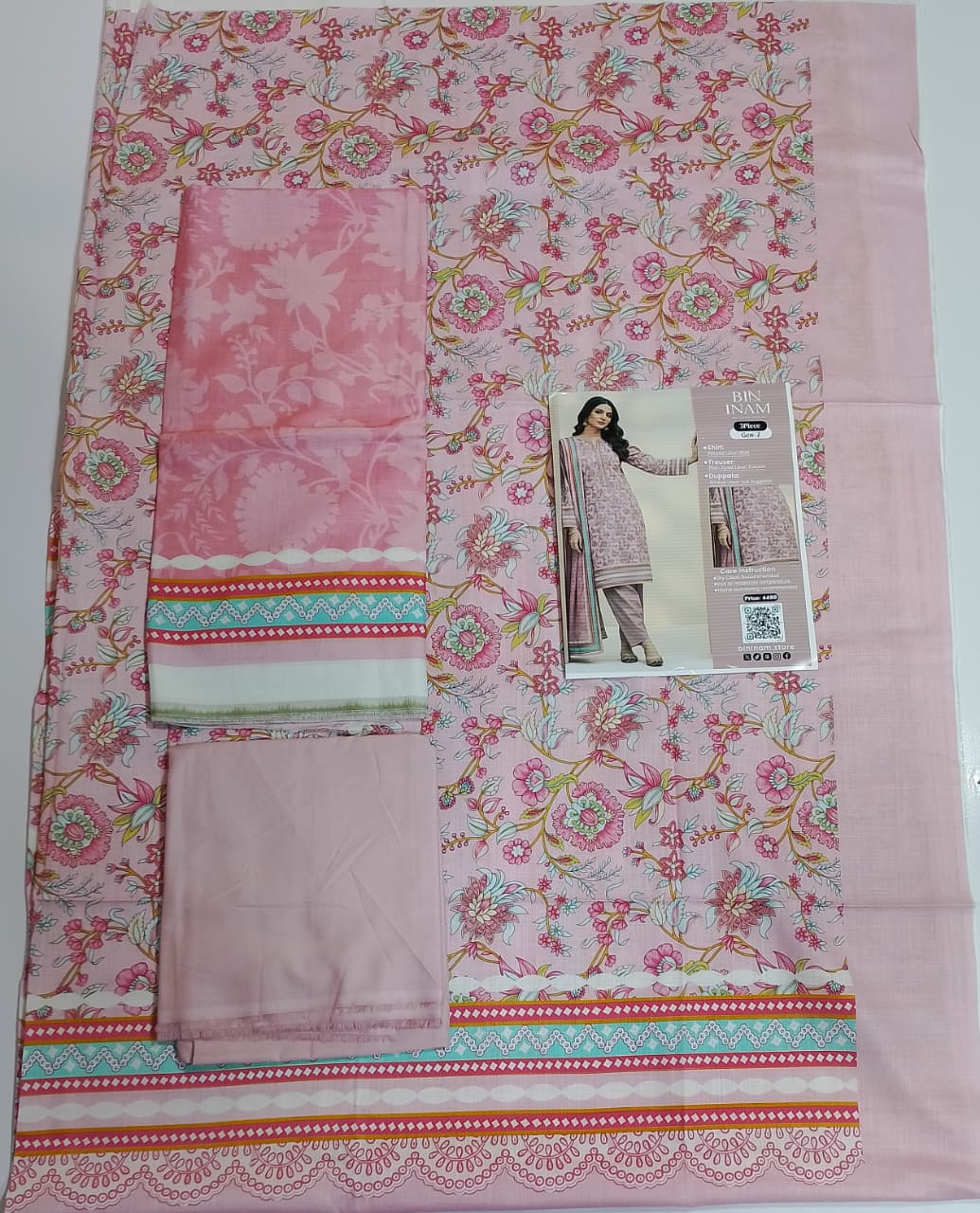 Gen Z Premium Summer Printed Lawn 3pc Vol-1 D1