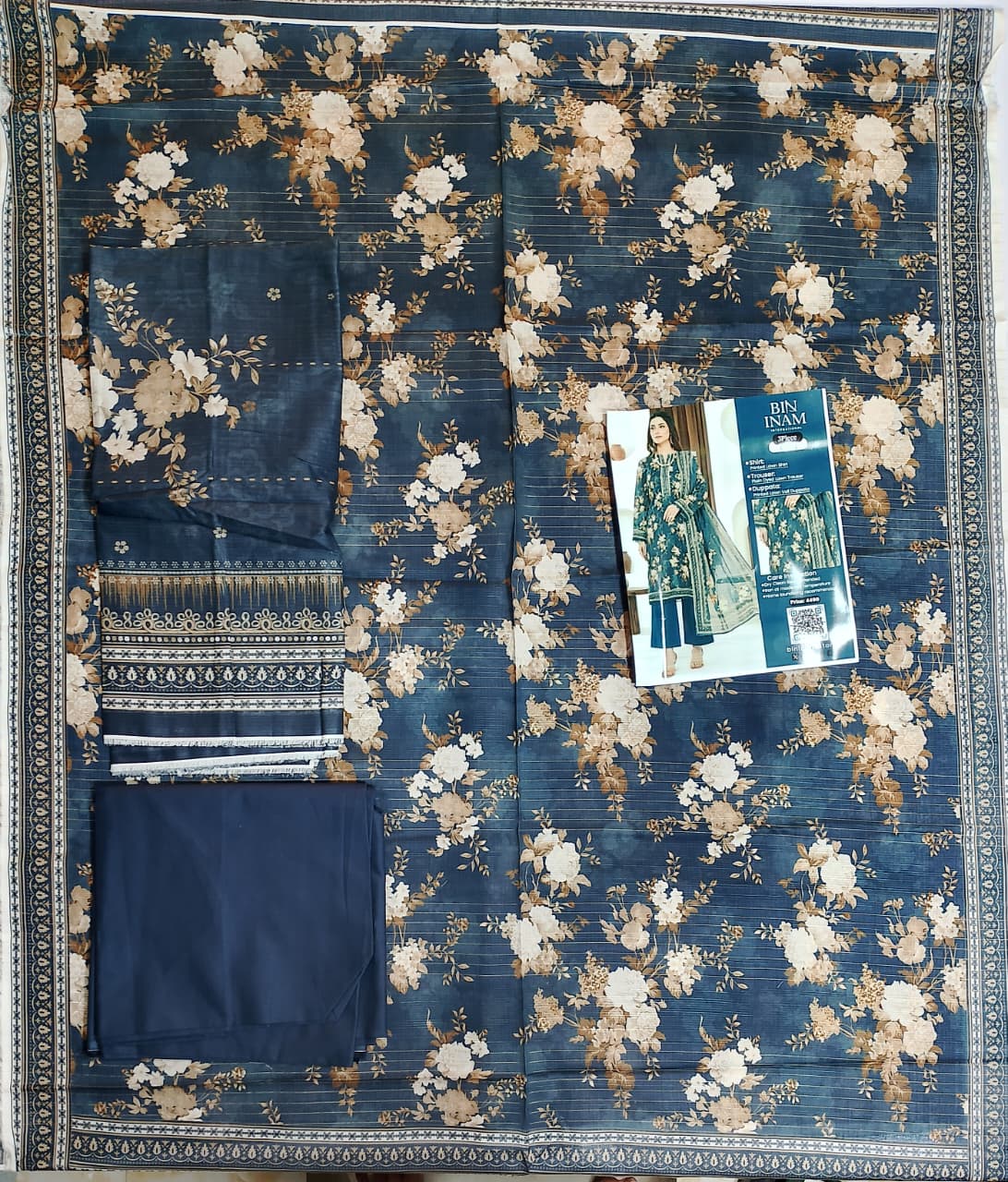 Gen Z Premium Summer Printed Lawn 3pc Vol-1 D3