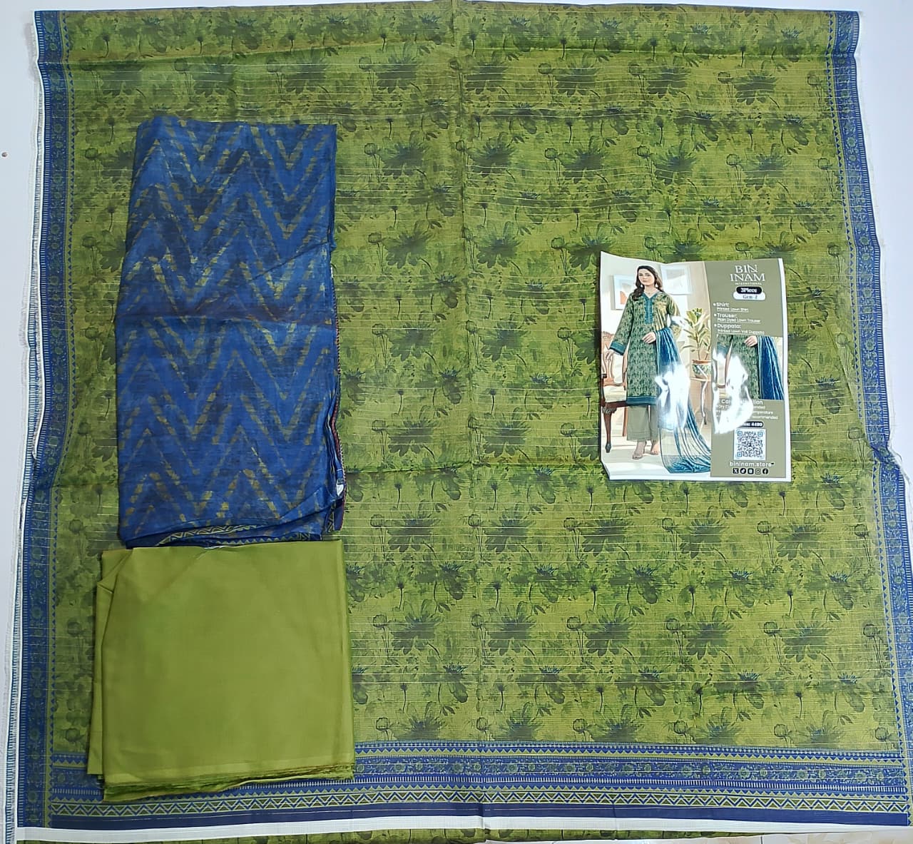 Gen Z Premium Summer Printed Lawn 3pc Vol-1 D4