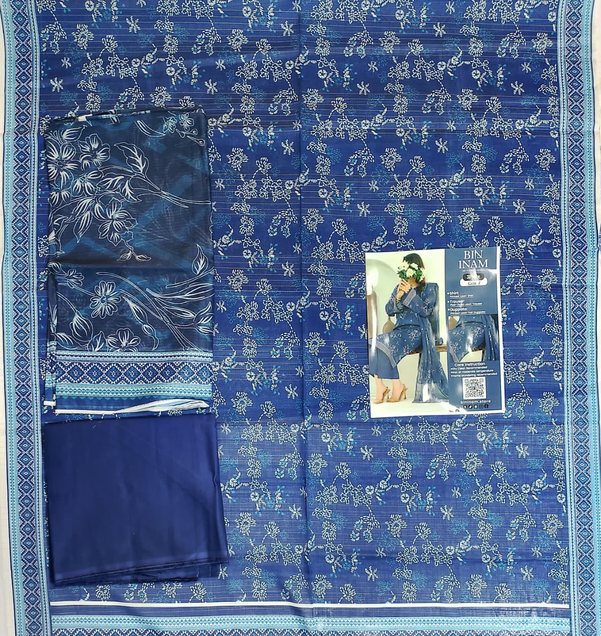 Gen Z Premium Summer Printed Lawn 3pc Vol-1 D6