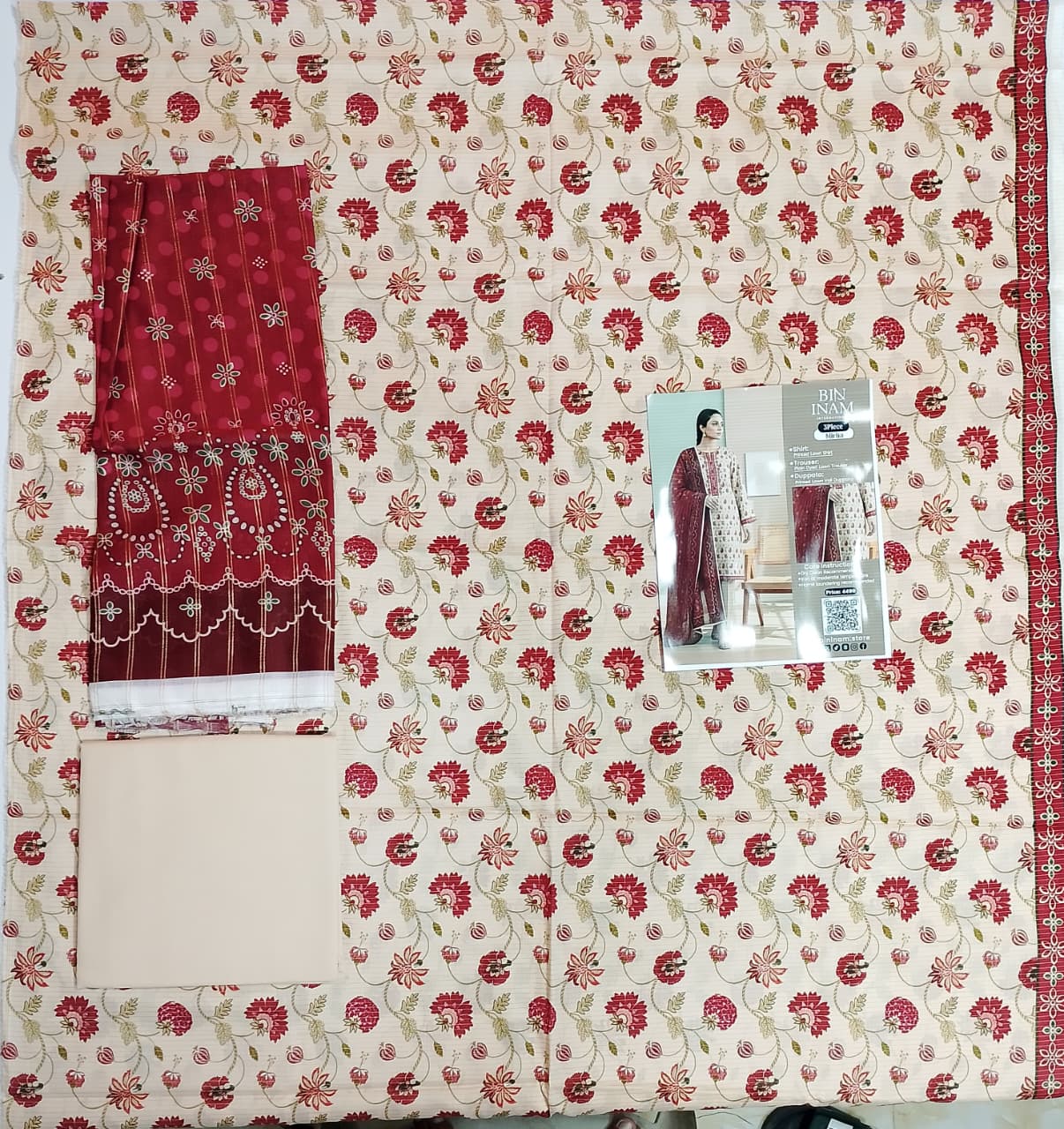 Gen Z Premium Summer Printed Lawn 3pc Vol-1 D7