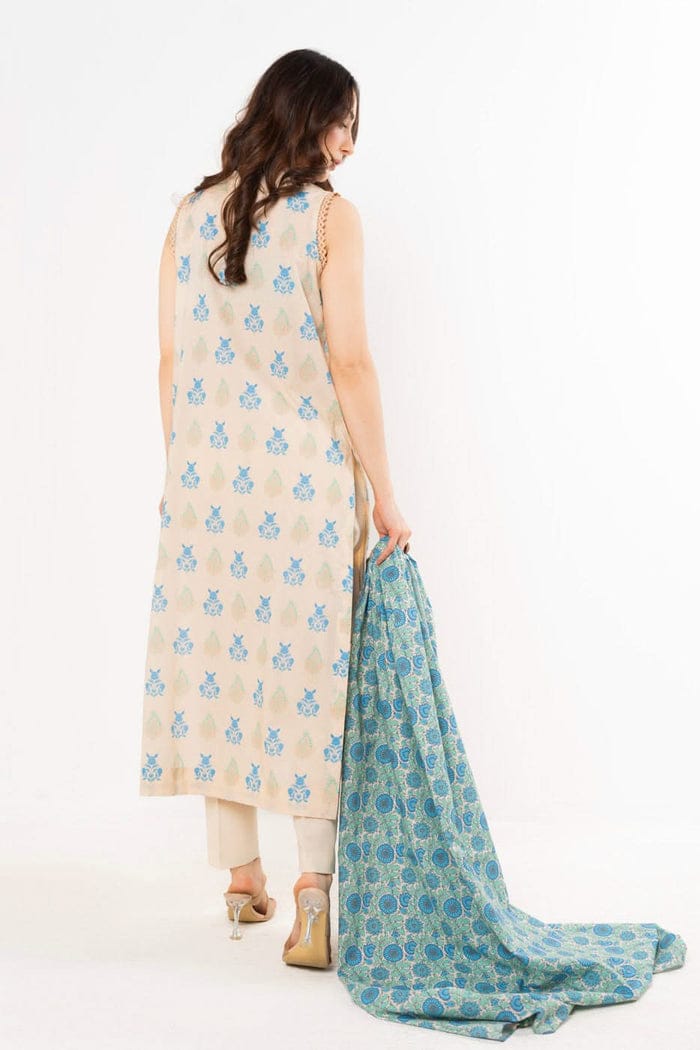ALKARAM 2PC SHIRT & DUPPATA D2