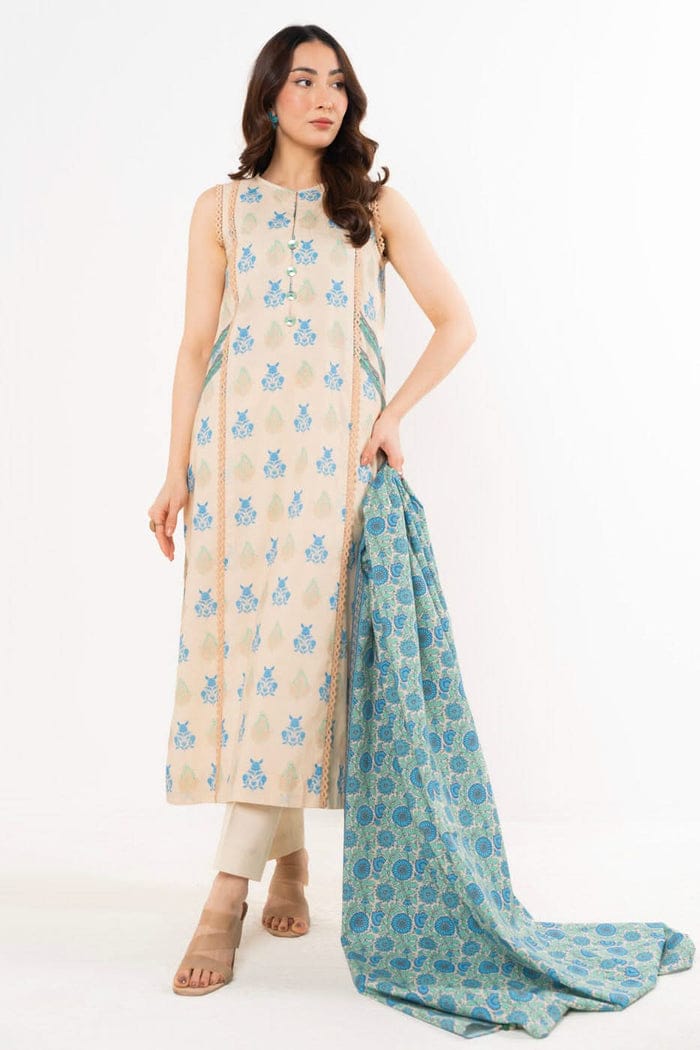 ALKARAM 2PC SHIRT & DUPPATA D2