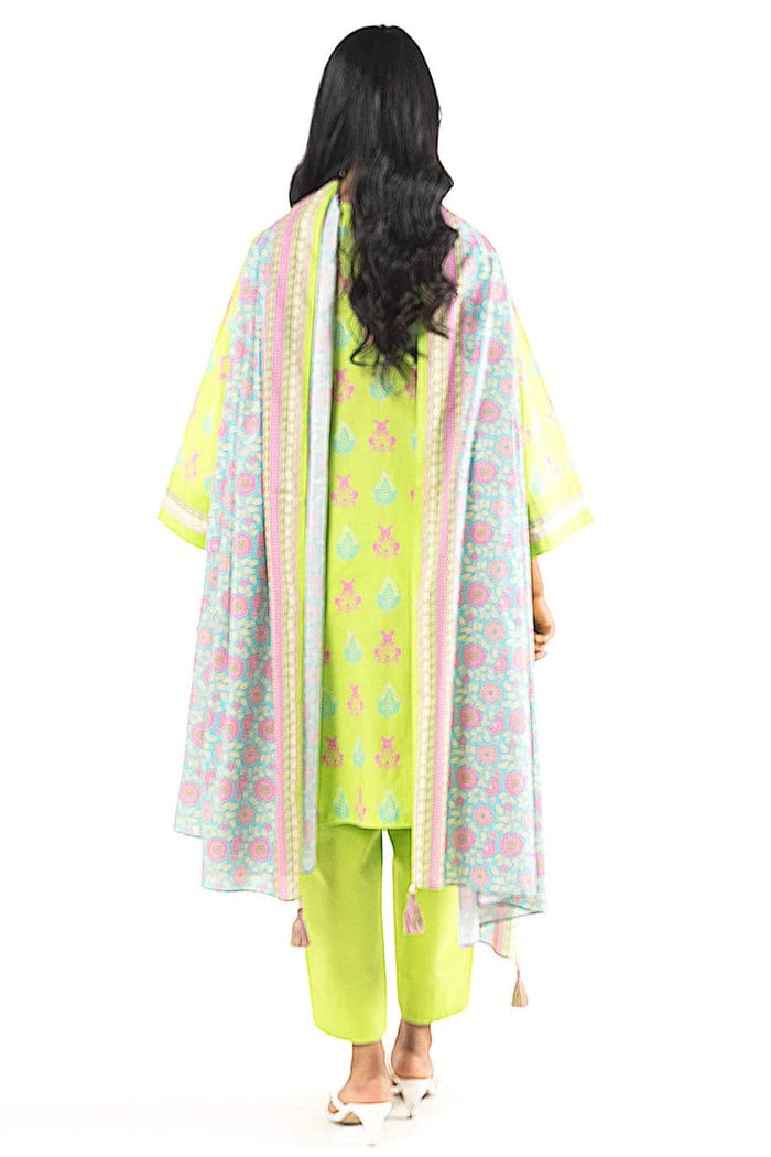ALKARAM 2PC SHIRT & DUPPATA D3