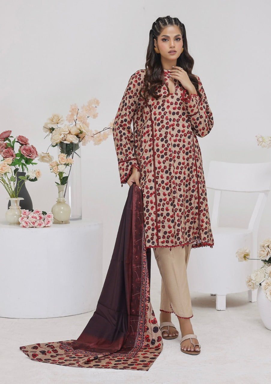 Salina Printed Linen 3pc vol.01 D9