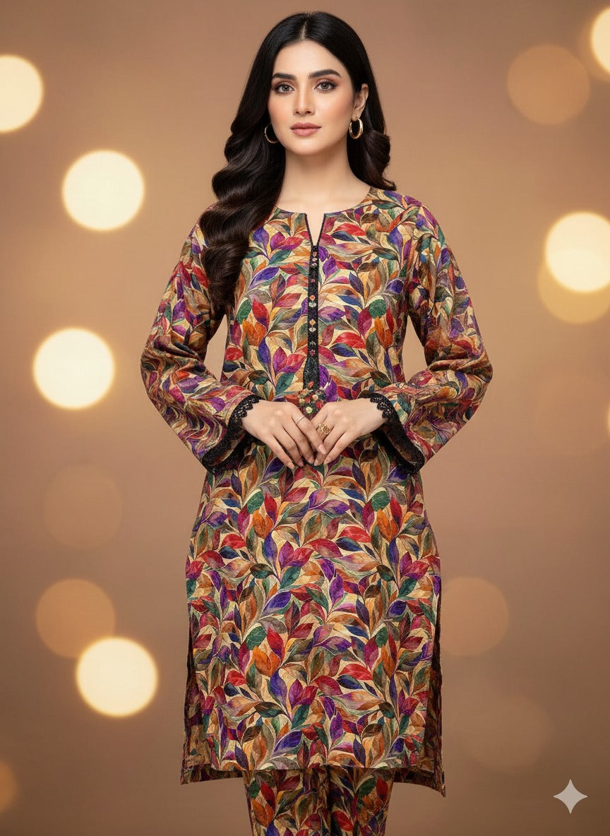 Sabeen Banadora Allover Linen 2pc d1
